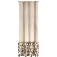 Eurofirany Vorhang Velvet Vorhänge Rüschen 140x250 Wohnzimmer Velours Blickdicht, Ösen, Samt Dekorative Velvet-Vorhänge