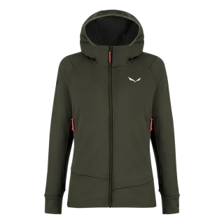 SALEWA - Puez Polarlite Kapuzenjacke Damen - Grün (Gr.34)