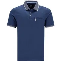 Hajo Poloshirt Piqué-Poloshirt mit Kontrastdetails