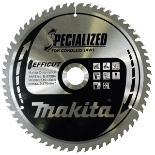 Makita Sägeblatt 260x2,15x30, 60Z EFFICUT, Holz - B-67284