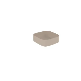 KLUDI-RESA C Waschtisch 40 x 40 H14 cm Quadratisch Matt Light Dove 58CW30O2