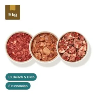 haustierkost.de Katze Übergewicht Frostfutter Menü 9 kg
