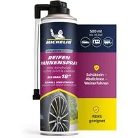 Michelin Reifendruckkontrollsystem Reifenpannenspray Dose Reifen Dicht Pannen Spray 500 ml PKW bis 245 mm