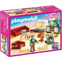 Playmobil® Gemütliches Wohnzimmer (70207), Dollhouse Konstruktions-Spielset, (36 St), Made in Germany
