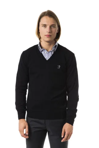 Pull Nero pour hommes Uominitaliani