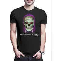 Urban Backwoods Print-Shirt Universe Skull Head Cyborg Herren T-Shirt Masters Retro Kult 80s (1-tlg) Skeletor Of The Terminator