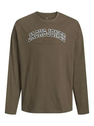 JACK&JONES - JJECALEB VARSITY TEE LS O-NECK SN JNR - Gr. - 176