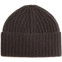 Zwillingsherz Strickmütze 100% Kaschmir Grobstrick Mütze "Uni"