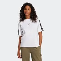 adidas Sportswear T-Shirt W 3S SJ BF T Kurzarmdesign, mit Rundhalsausschnitt, gerader Abschluss