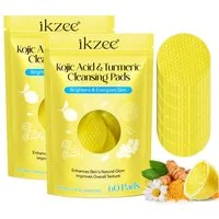 P-Beauty Cosmetic Accessories Gesichtsreinigungstücher Gesichtspads Gesichtsreinigung Kurkuma Turmeric Cleansing Pads, 2-tlg., Ideal für die tägliche Anwendung, Sanfte Haut Pflege