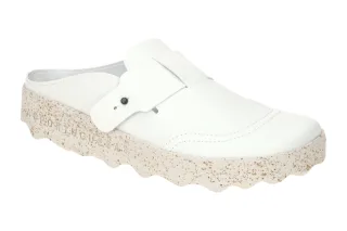 Asportuguesas 18213 Damen Pantoletten COLE L wei? bequem Eco Leather Naturkork