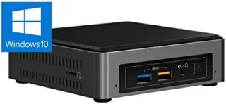 Intel NUC 7 Enthusiast Mini PC [Core i7-7560U 24GHz 16GB RAM 512GB SSD Intel Iris Plus Graphics 640 Win 10 Home] schwarz/grau