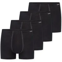 Schiesser Retro Boxer 4er Pack Cotton Essentials (Spar-Set, 4-St) Shorts - Baumwolle - ohne Eingriff