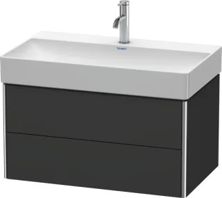 Duravit XSquare Waschtischunterbau wandhängend Graphit Supermatt 784x460x397 mm - XS416208080 XS416208080