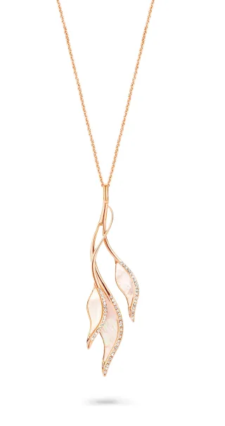 Orphelia 'Mariza' Damenkette mit Anhänger aus 925er Sterlingsilber – Silber/Rosé ZK-7171/RG