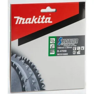 Makita Sägeblatt f. INOX 150x20x60Z