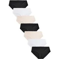 Next Schlüpfer Slips mit hohem Baumwollanteil, 7er-Pack (7-St)