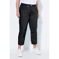 Ulla Popken Funktionshose 7/8-Cargohose Krempelriegel Komfortbund