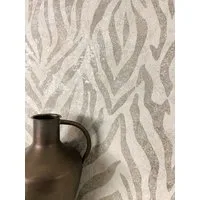 Newroom Vliestapete Zebraka Beige Tapete Streifentapete Streifen,Zebrastreifen,Linien, Beige Tapete Modern Streifen - Mustertapete Zebra Taupe Animal-Print Zebrastreifen Linien für Wohnzimmer Schlafzimmer Küche, Mustertapete
