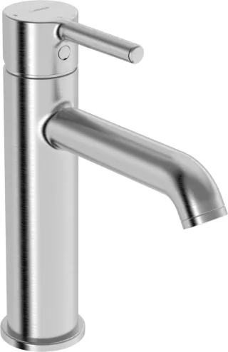 Hansa Einhandmischer Waschtisch-Batterie HANSAVANTIS Style 5437, gebürstet Cold Start, 5437220780006 5437220780006