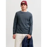 Jack & Jones Rundhalspullover JJEHILL KNIT CREW NECK NOOS Baumwolle, regular fit