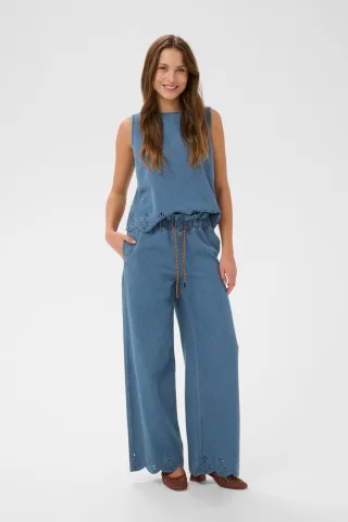 Ärmellose Bluse RozlynnSZ Ärmellose Bluse Gerade Passform