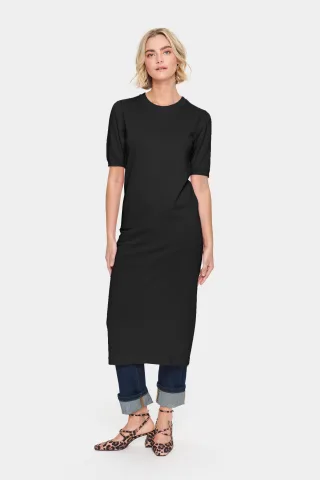 Kleid Gerade Passform Blac