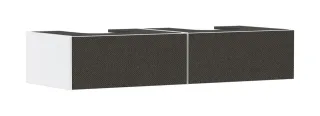 Hansgrohe Xevolos E Waschtischunterschrank Mattweiß 1370/550 mit 2 Schubkästen für Konsole mit 2 Aus 54316660