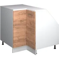 Vicco Kommode Rion, Goldkraft Eiche/Weiß, 75.6 x 81.6 cm mit 1 Tür, Schrankkorp... (1 St)