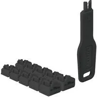 RJ45 Port Schloss (10 Stück) mit Schlüssel schwarz, Code Schwarz