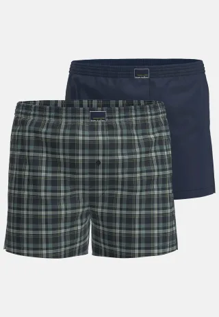 TOM TAILOR BODYWEAR - Wäsche Männlich blau-mittel-karo - Gr. - 7