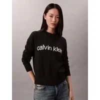 Calvin Klein Jeans Strickpullover Cotton Graphic Pullover Mit Rundhalsausschnitt