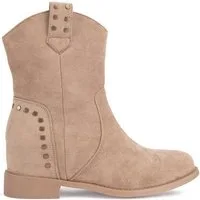 Jenny Fairy Jenny Fairy Cowboystiefel Damen WS2991-20 Beige Cowboystiefel
