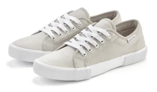 LASCANA Sneaker aus Textil, Schnürhalbschuh, Freizeitschuh, Turnschuh