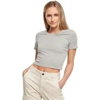 urbandreamz T-Shirt Damen Kurzarm Rundhals Cropped Tee Bauchfrei Shirt