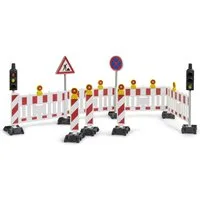 Bruder® Spielzeug-Auto Zubehör Baustelle Verkehrssicherung mit Ampel 62009