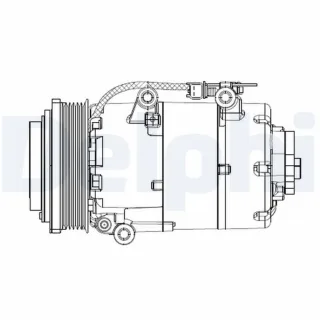Delphi Klimakompressor Ford C-Max Focus 1,8