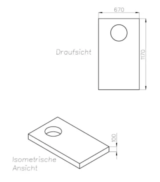 Neuesbad Wannenträger für Ideal Standard Ultra Flat S+ 120x70 SD 27463