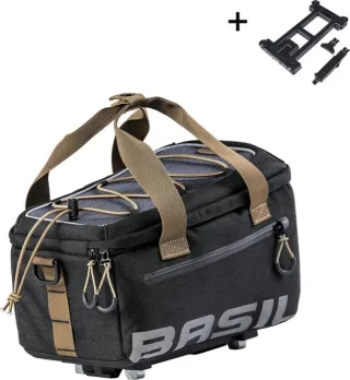 Basil Miles Trunkbag MIK 2.0 Gepäckträgertasche dunkelgrau 7 L
