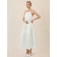 Apart Brautkleid mit A-Linienrock und Spaghettiträgern