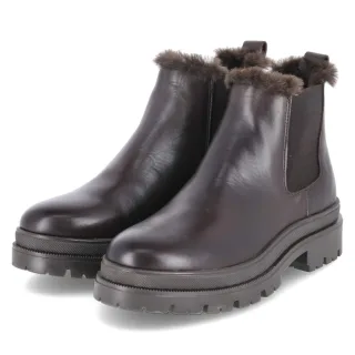 Fräulein Frida Chelsea Boots - Gr. 37 - Braun - Glattleder