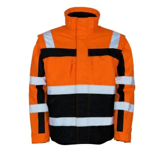 MASCOT Loreto Winterjacke SAFE COMPETE Hi-vis Orange / Marine S - 09335-880-141-S