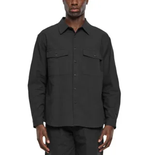 Urban Classics - Basic Crepe Hemd schwarz