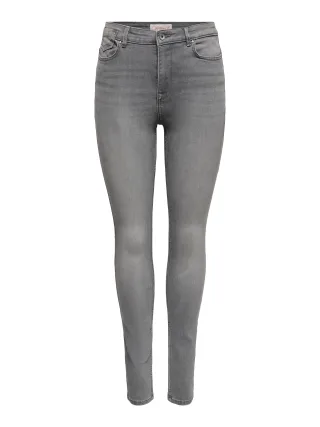 ONLY - ONLFOREVER HIGH HW SK ANA933 medium grey denim - Gr. - 34