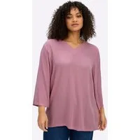 Sheego Klassische Bluse Tunika 3/4-Arm