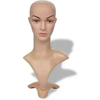 vidaXL Schneiderpuppe Mannequin-Kopf Frauen A