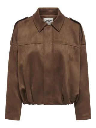 ONLY - ONLMOON-STINA FAUX SUEDE BOMBER PNT NOOS - Gr. - S