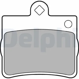 Delphi Bremsbel?ge hinten Mercedes C-Klasse W202