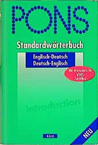PONS Standardwörterbuch Englisch