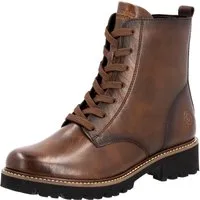 Remonte Schnürboots, Blockabsatz, Schnürstiefelette im Used Look